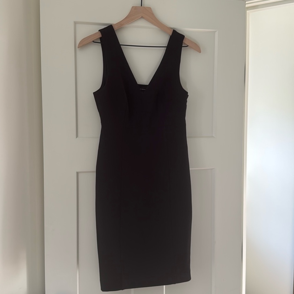 Club Monaco Size 0 Ponte black cocktail dress NWT